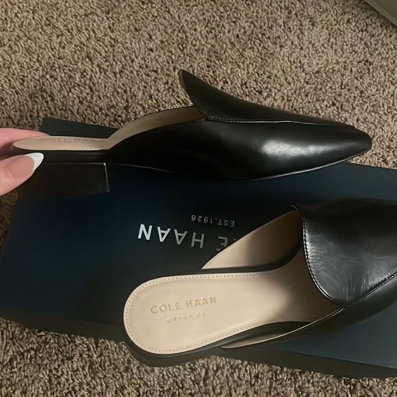 Brand new Cole Haan leather mules - Picture 3 of 4